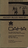 C.A.H.A. Hockey Rules 1966-67