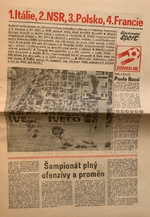 Československý sport: MS 1982 ve Španělsku plné ofenzívy a proměn